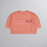 SOFT - CROPPED OVERSIZED - NEVER GIVE UP ROSA