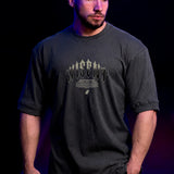 Camiseta Oversized - Give Me More Weight Cinza