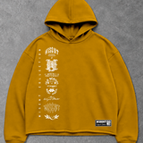 Heavy - Moletom Box Raw Hem - Wisent Collections Mostarda