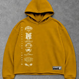 Heavy - Moletom Box Raw Hem - Wisent Collections Mostarda
