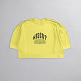 SOFT - CROPPED OVERSIZED - GIVE ME MORE WEIGHT STREET AMARELO