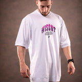 Camiseta Oversized - Give Me More Weight Branca