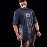 SOFT - CAMISETA OVERSIZED - GIVE ME MORE WEIGHT STREET CINZA