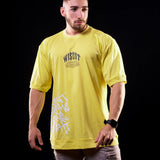 SOFT - CAMISETA OVERSIZED - GIVE ME MORE WEIGHT STREET AMARELA