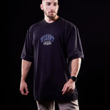 SOFT - CAMISETA OVERSIZED - GIVE ME MORE WEIGHT PLATE PRETA