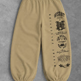 Heavy - Calça Balão Moletom - Wisent Collections Caqui