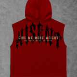 Heavy - Regata Box Raw Hem - Give Me More Weight Preto (Cópia)