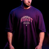 Camiseta Oversized - Give Me More Weight Roxa