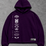 Heavy - Moletom Box Raw Hem - Wisent Collections Roxo