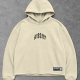 Heavy - Moletom Regata Box Raw Hem - Give Me More Weight Off White