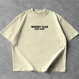 Canelada - Camiseta Oversized - Hard Work Just One More Off White