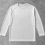Soft - Camiseta T-Shirt Compress M.Longa - Never Give Up Branca