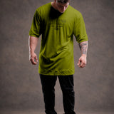 CANELADA - CAMISETA OVERSIZED - HARD WORK FLD VERDE OLIVA