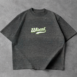 Soft - Camiseta Oversized - Wisent Retro Cinza Mescla