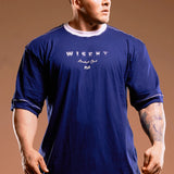 Camiseta Oversized - Barbell Club Azul