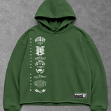 Heavy - Moletom Box Raw Hem - Wisent Collections Verde Pistache