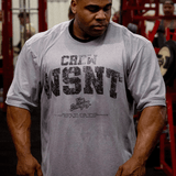 HEAVY - CAMISETA OVERSIZED - TRUE BELONGING - CINZA MESCLA