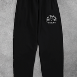 Heavy - Calça Oversized Moletom - Old School Preta