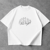 Soft - Camiseta Oversized - Give Me More Weight Darkness Branca