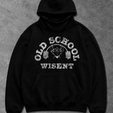 Heavy - Canguru Oversized Moletom - Old School Preto