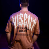 Camiseta Oversized - Braking Rules Caqui