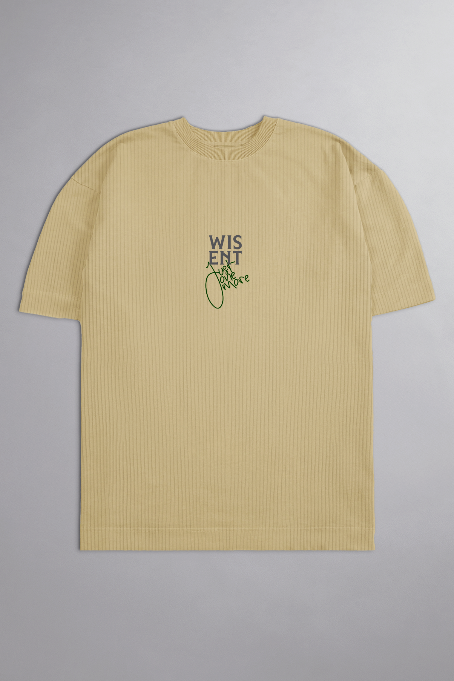 CANELADA - CAMISETA OVERSIZED - HARD WORK CAQUI