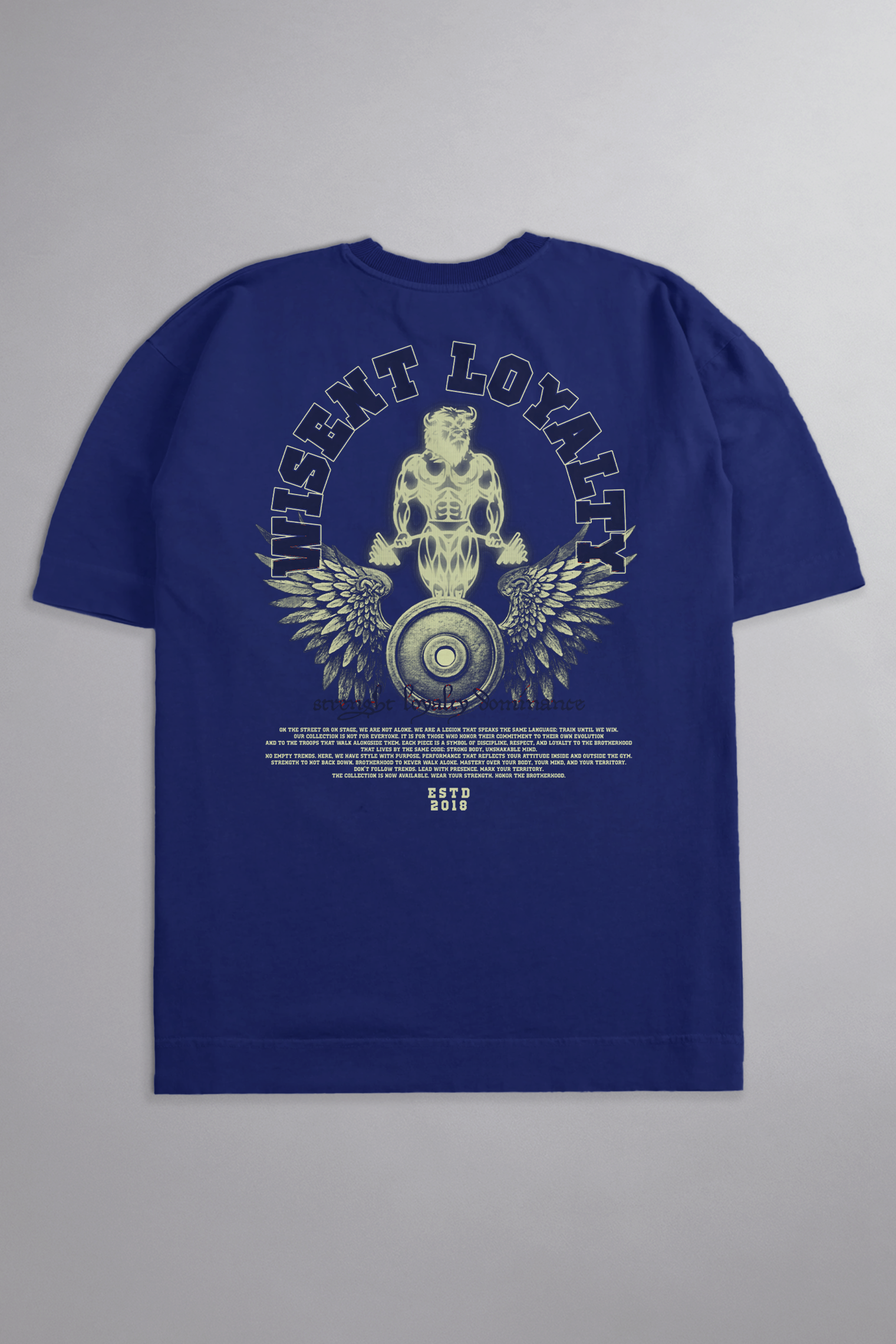 SOFT - CAMISETA OVERSIZED - LOYALTY AZUL