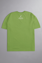 SOFT - CAMISETA OVERSIZED - GIVE ME MORE WEIGHT OLIVA