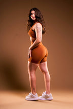 SHORT FEMININO - DESERT MODE CARAMELO