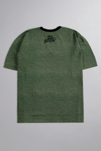 HEAVY - CAMISETA OVERSIZED - TRUE BELONGING - VERDE MESCLA