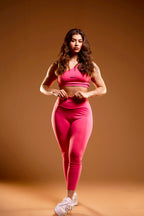 CALÇA LEGGING - HARD WORK ROSA