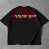 Soft - Camiseta Oversized - Give Me More Weight Darkness VM Preta