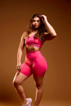 SHORT FEMININO - HARD WORK PINK