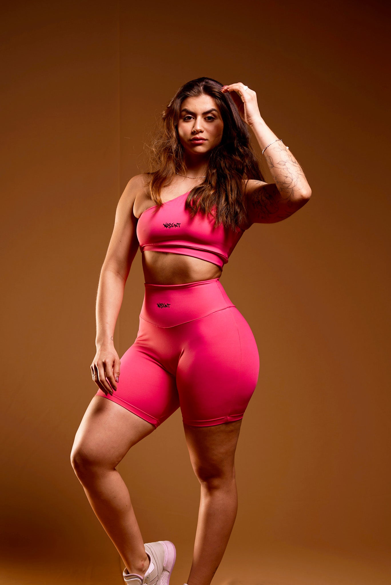 SHORT FEMININO - HARD WORK PINK