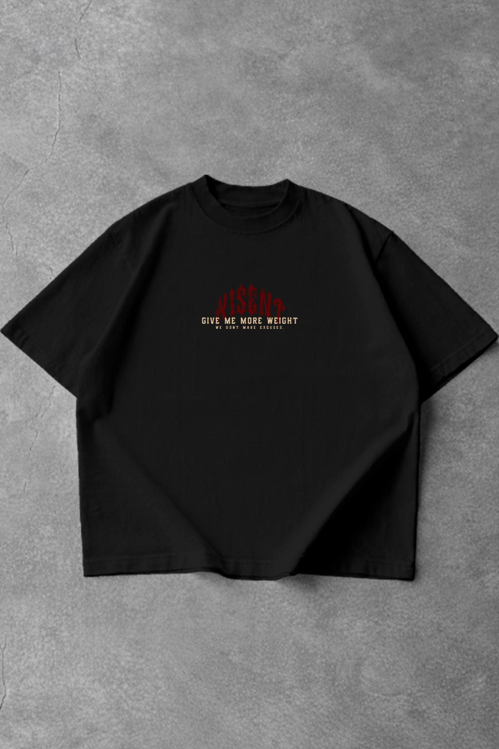 Soft - Camiseta Oversized - Give Me More Weight Darkness VM Preta