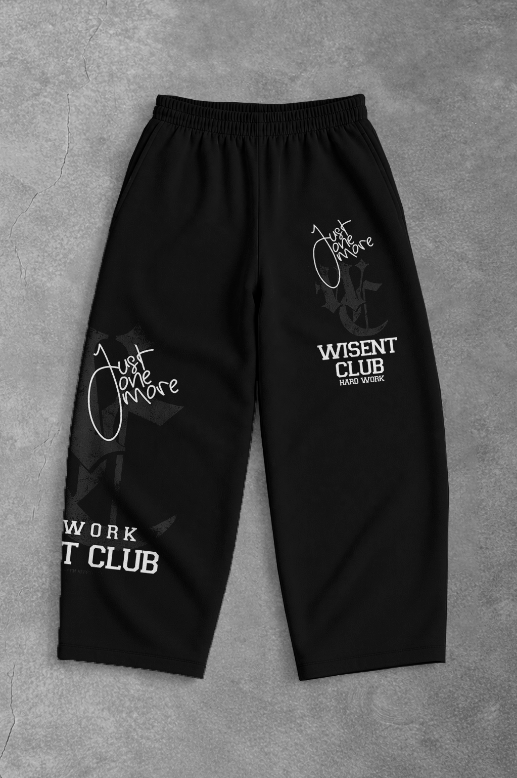 Heavy - Calça Oversized Moletom - Hard Work Preta