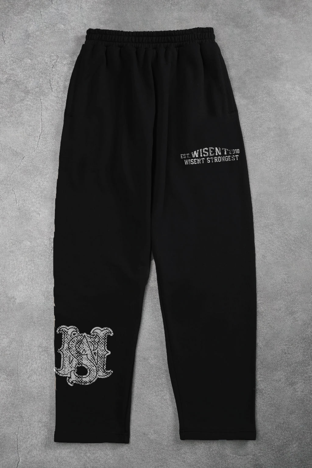Heavy - Calça Oversized Moletom - Strongest Preta