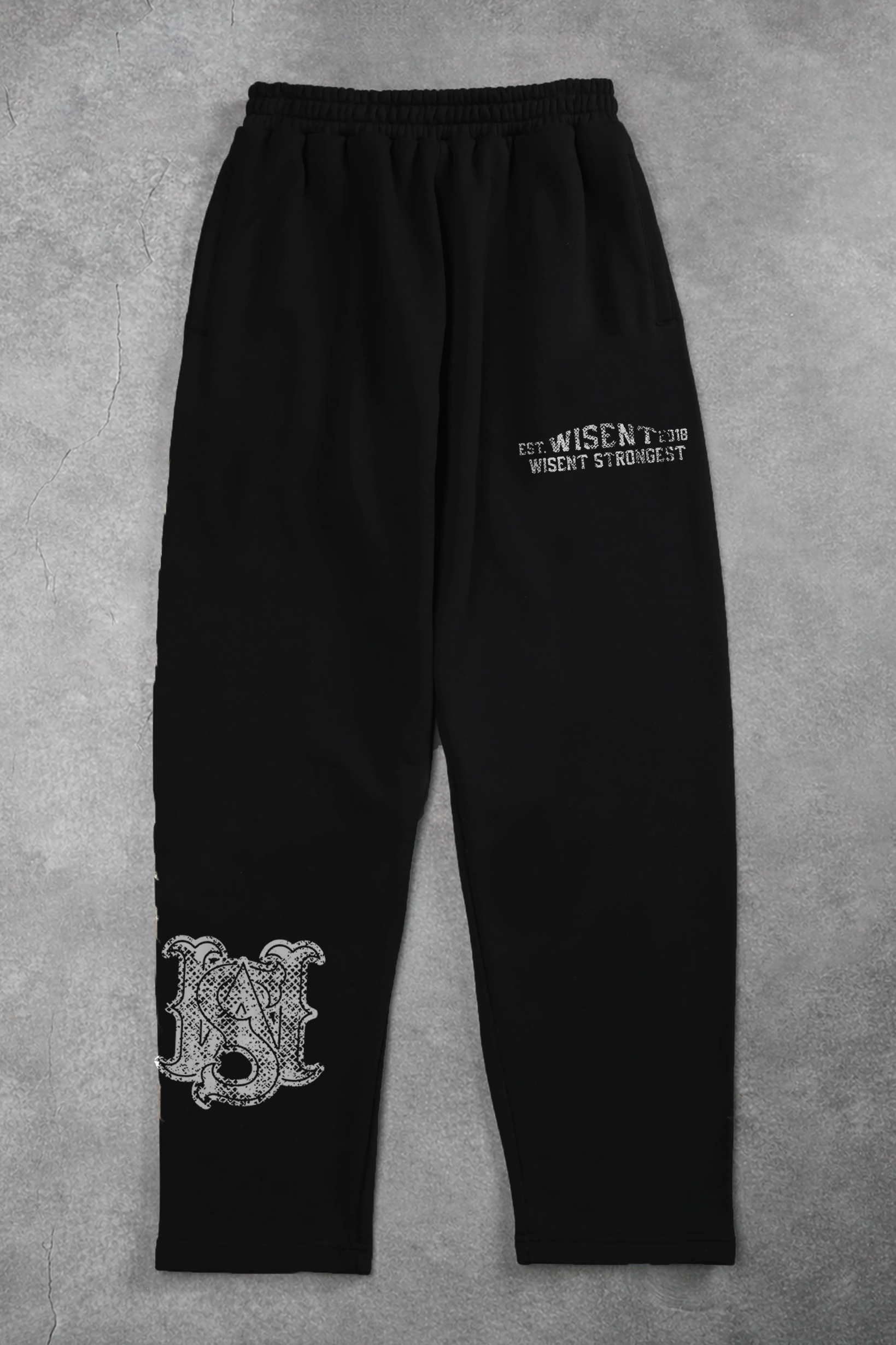 Heavy - Calça Oversized Moletom - Strongest Preta