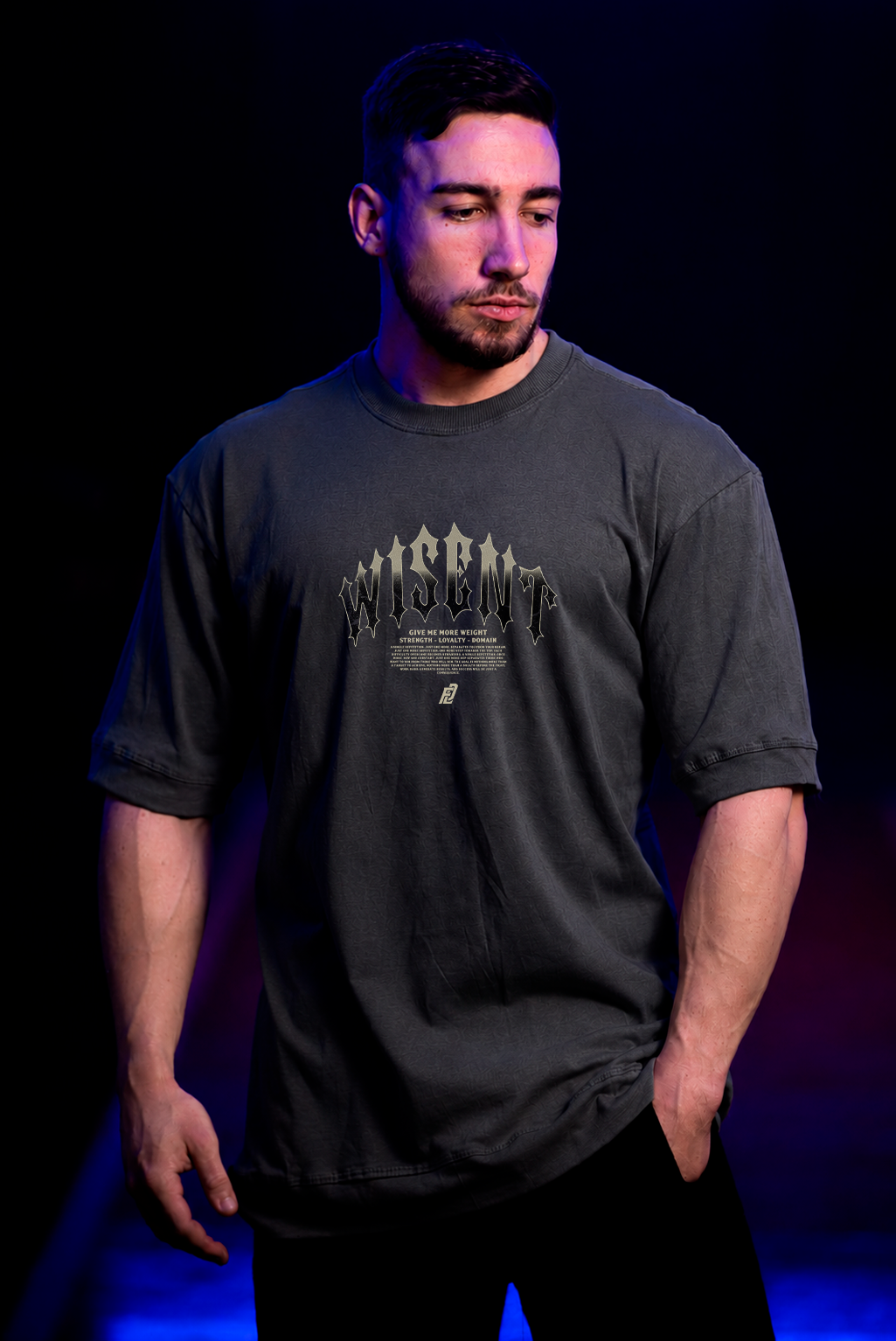 SOFT - CAMISETA OVERSIZED - GIVE ME MORE WEIGHT CINZA