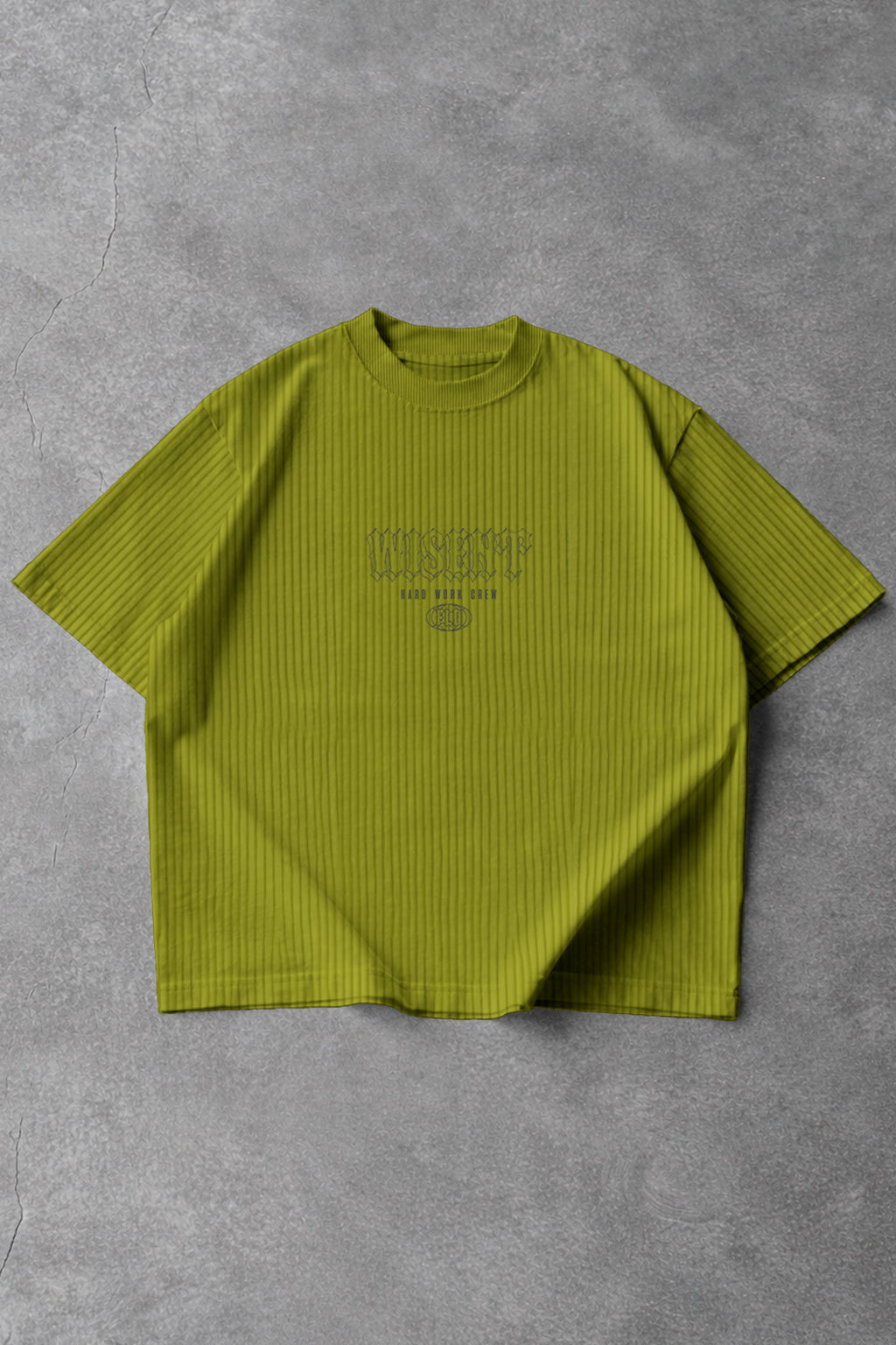 CANELADA - CAMISETA OVERSIZED - HARD WORK FLD VERDE OLIVA