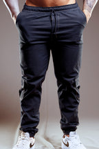 HEAVY - CALÇA SARJA CARGO - BARBELL AZUL