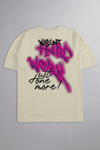 SOFT - CAMISETA OVERSIZED - HARD WORK OFF WHITE