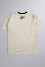 HEAVY - CAMISETA OVERSIZED - TRUE BELONGING - BEGE MESCLA