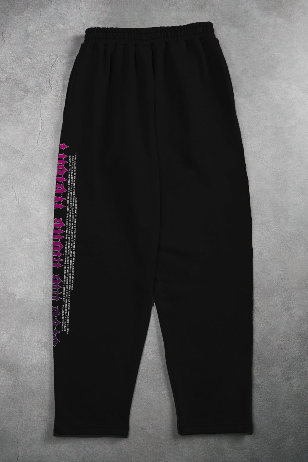 Heavy - Calça Oversized Moletom - Give Me More Weight Preta