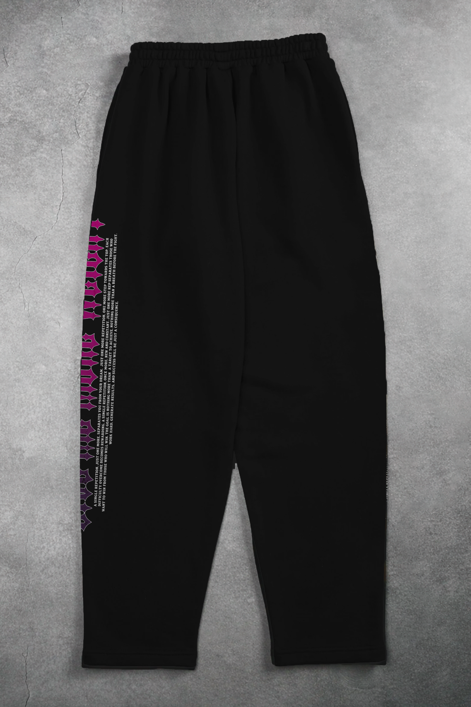 Heavy - Calça Oversized Moletom - Give Me More Weight Preta