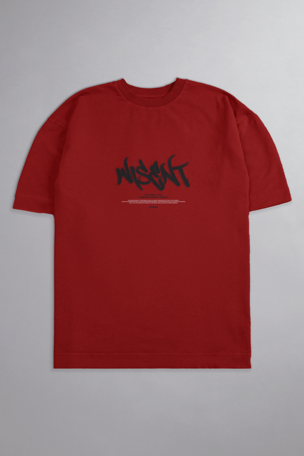 SOFT - CAMISETA OVERSIZED - PARA BELLUM VERMELHA