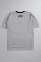 HEAVY - CAMISETA OVERSIZED - TRUE BELONGING - CINZA MESCLA