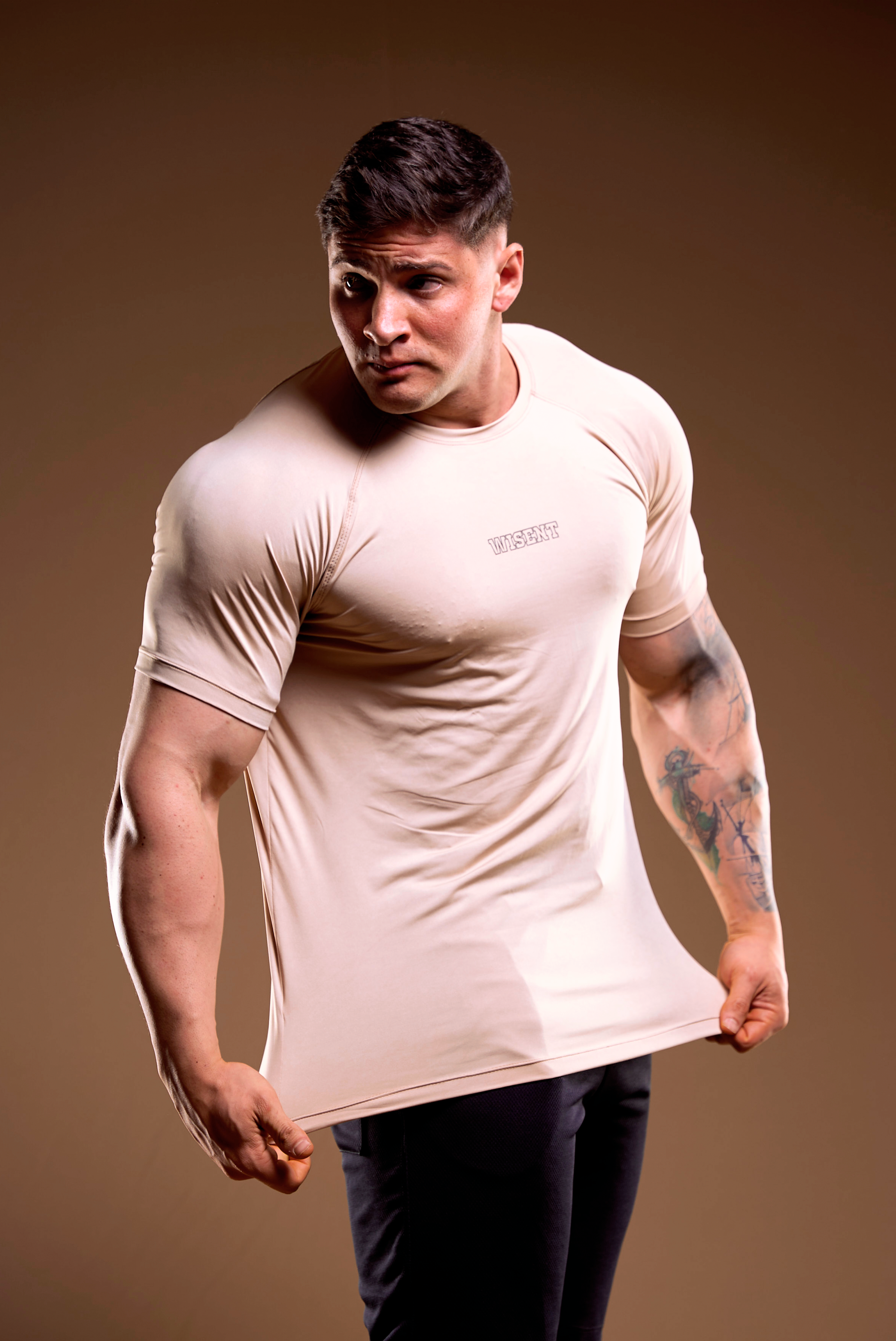 SOFT - CAMISETA T-SHIRT - WISENT BASIC CAQUI