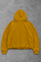 Heavy - Moletom Box Raw Hem - Wisent Collections Mostarda