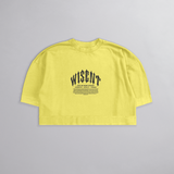 SOFT - CROPPED OVERSIZED - GIVE ME MORE WEIGHT STREET AMARELO